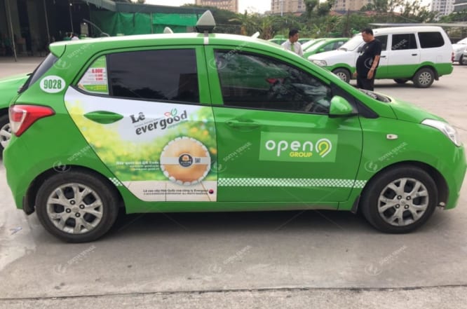 Quảng cáo taxi Open99