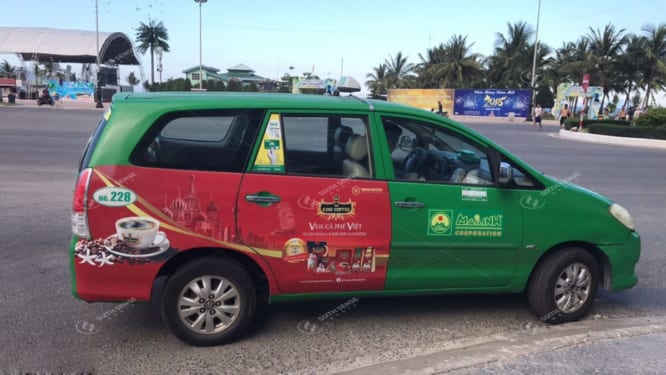 Taxi hiện là phương tiện quảng cáo ngoài trời đang được nhiều nhà đầu tư ưa chuộng
