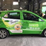 Quảng cáo trên xe taxi Open99 tại thành phố Vũng Tàu