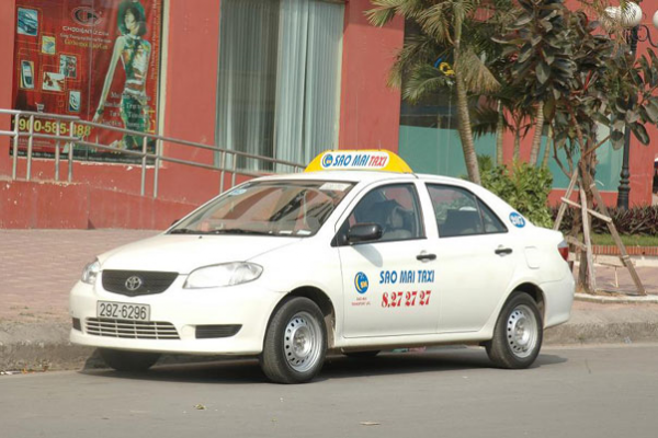 Quảng cáo taxi Sao Mai