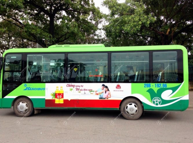 Quảng cáo trên xe bus tại Hà Nội - Neptune