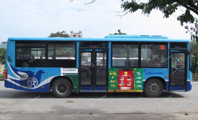 Quảng cáo trên xe bus toàn quốc - FE CREDIT