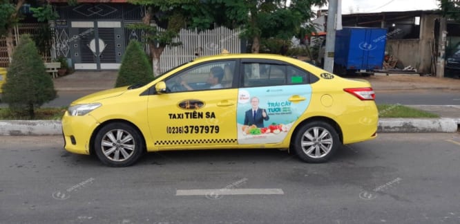 Quảng cáo trên taxi toàn quốc cho nhãn hàng K-food
