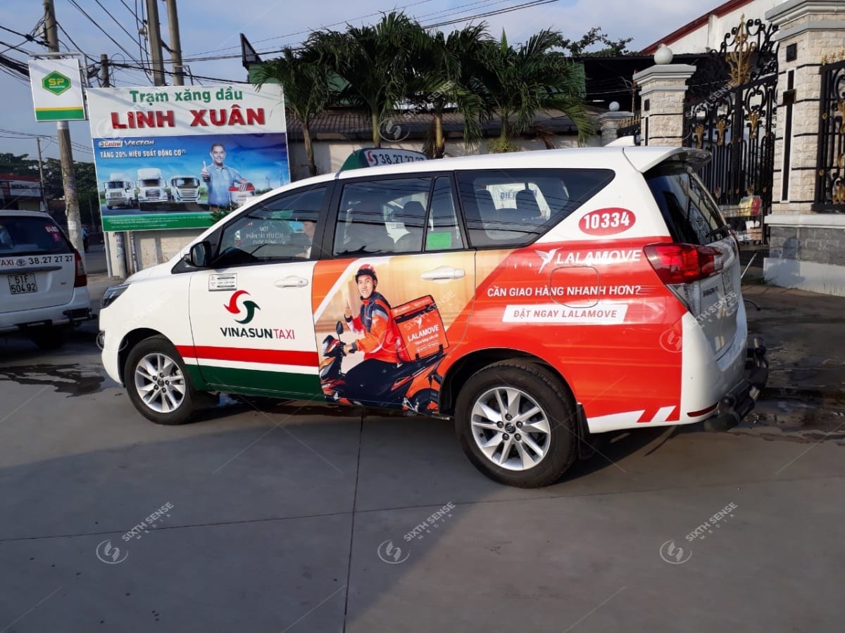 Quảng cáo taxi VinaSun: Dịch vụ và báo giá chuẩn 2022