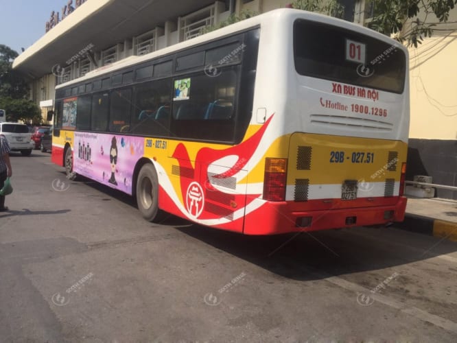Quảng cáo trên xe bus tại Hà Nội - Nước hoa Miso