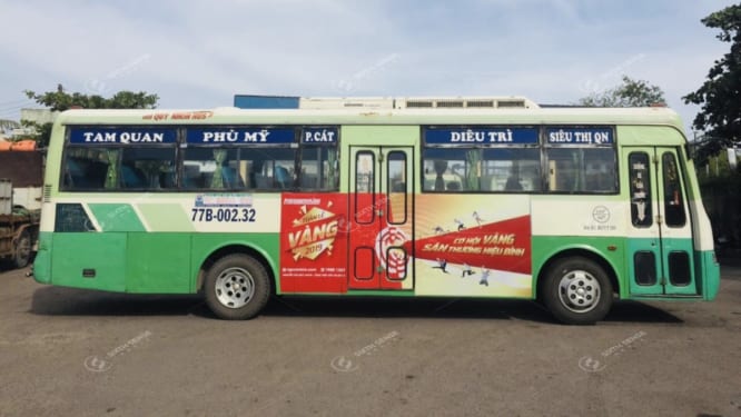 Quảng cáo trên xe bus miền Trung & Đông Nam Bộ - Nguyễn Kim