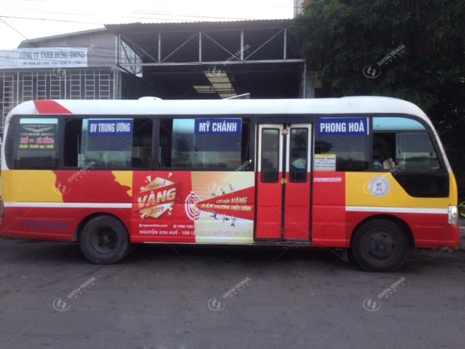 Quảng cáo trên xe bus miền Trung & Đông Nam Bộ - Nguyễn Kim