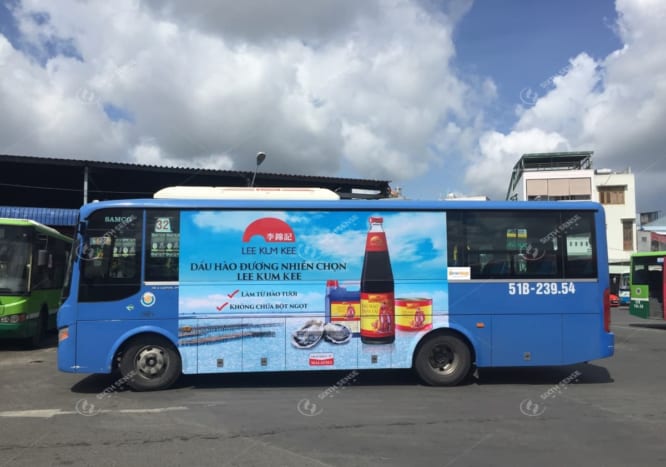 Quảng cáo trên xe bus nội đô TP Hồ Chí Minh - Dầu hào Lee Kum Kee