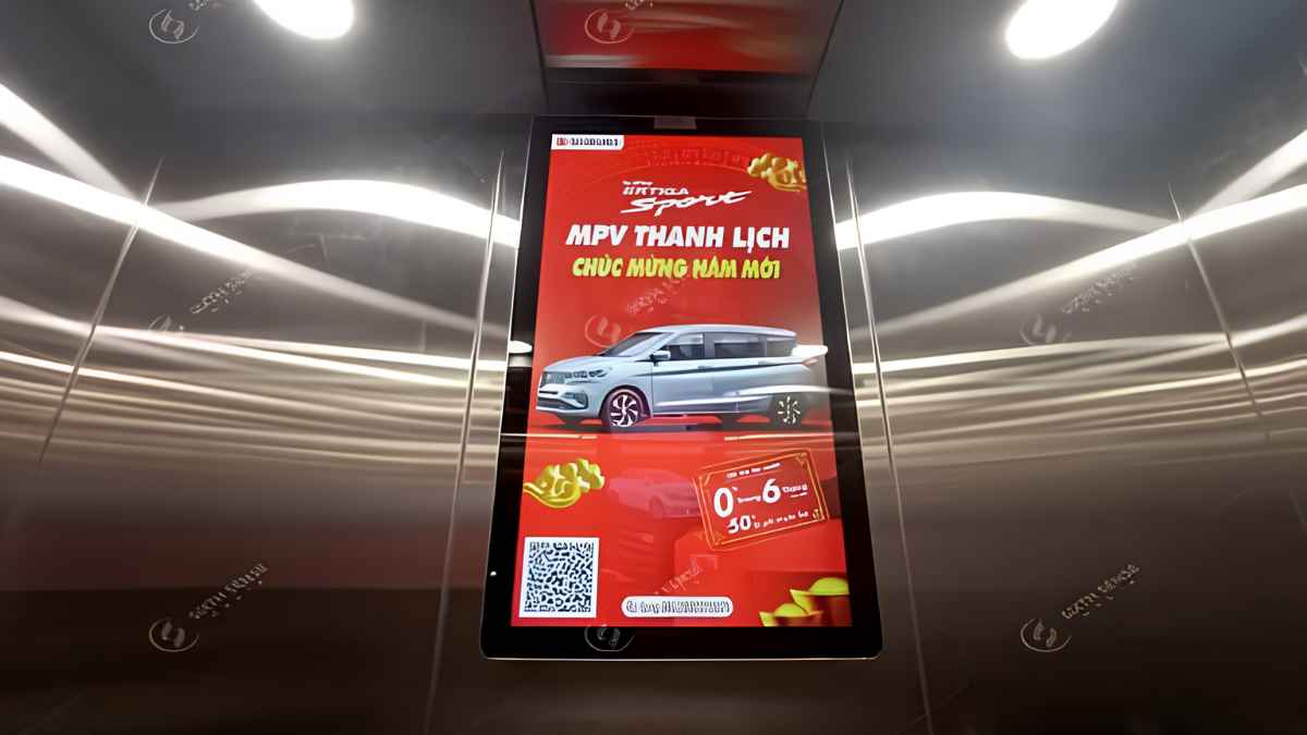 Poster Frame Trong Thang Máy Chung Cư