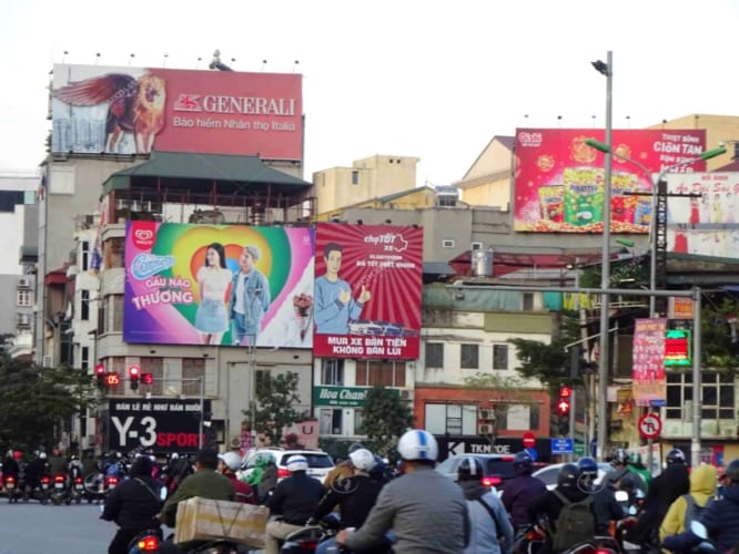 Chợ tốt quảng cáo Pano, Billboard tại Hà Nội