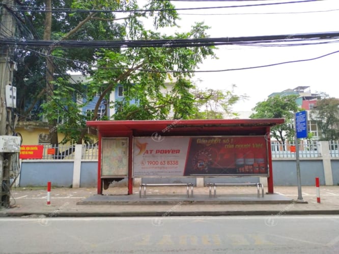 quảng cáo nhà chờ xe bus taị Hà Nội