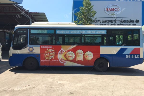 Quảng cáo xe bus tại Nha Trang