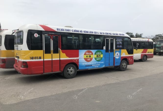 quảng cáo trên xe bus tại Quảng Ninh