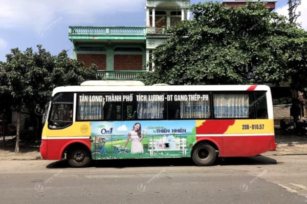 quảng cáo xe bus tại Thái Nguyên
