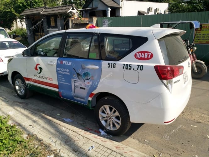 Quảng cáo xe taxi ở TPHCM