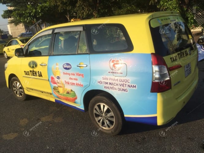 Quảng cáo taxi Tiên Sa tại Đà Nẵng