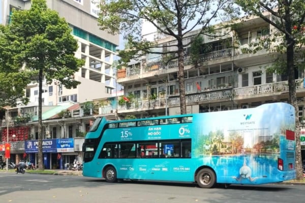 West Gate Bình Chánh tổ chức roadshow xe bus 2 tầng tại TPHCM