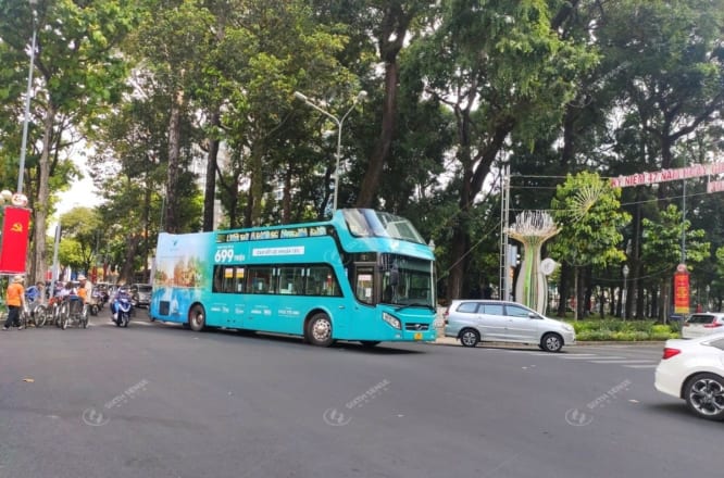 West Gate Bình Chánh tổ chức roadshow xe bus 2 tầng tại TPHCM