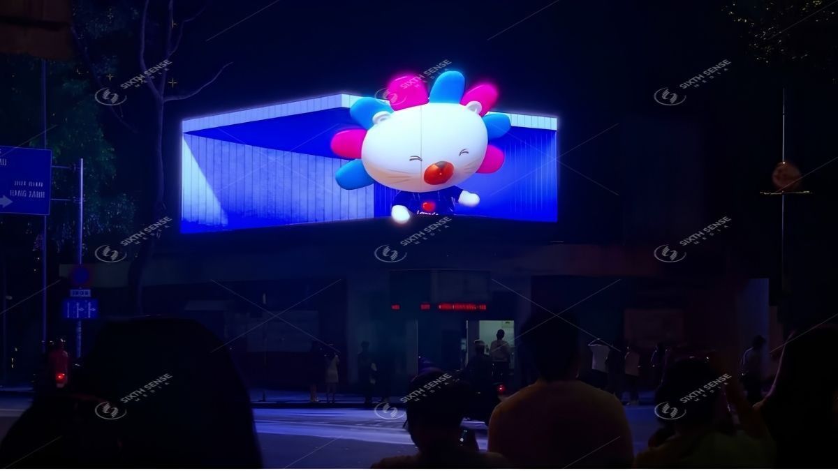 Màn hình LED ngoài trời phát quảng cáo linh hoạt, giúp thương hiệu duy trì sự hiện diện nổi bật trước người đi đường