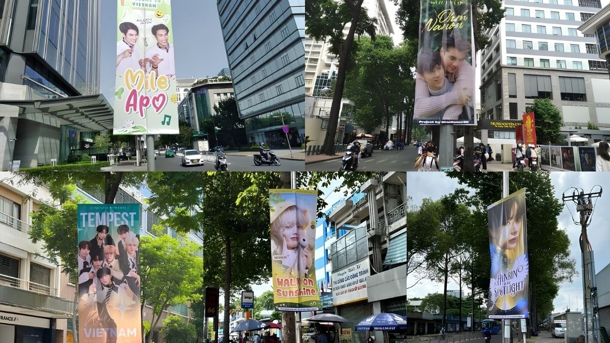 Phướn Là Gì? Các Loại, Kích Thước Và Chất Liệu Của Phướn Quảng Cáo 16 Mẫu cờ phướn đẹp với thiết kế bắt mắt giúp thông điệp quảng cáo dễ dàng thu hút sự chú ý của người đi đường. (Nguồn: SSM)