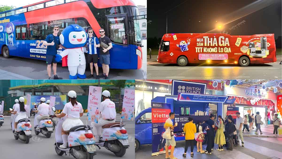 Các Hình Thức Quảng Cáo Ngoài Trời (OOH) Phổ Biến Hiện Nay 8 Lựa chọn hình thức quảng cáo ngoài trời phù hợp dựa trên mục tiêu, khách hàng, ngân sách và vị trí triển khai