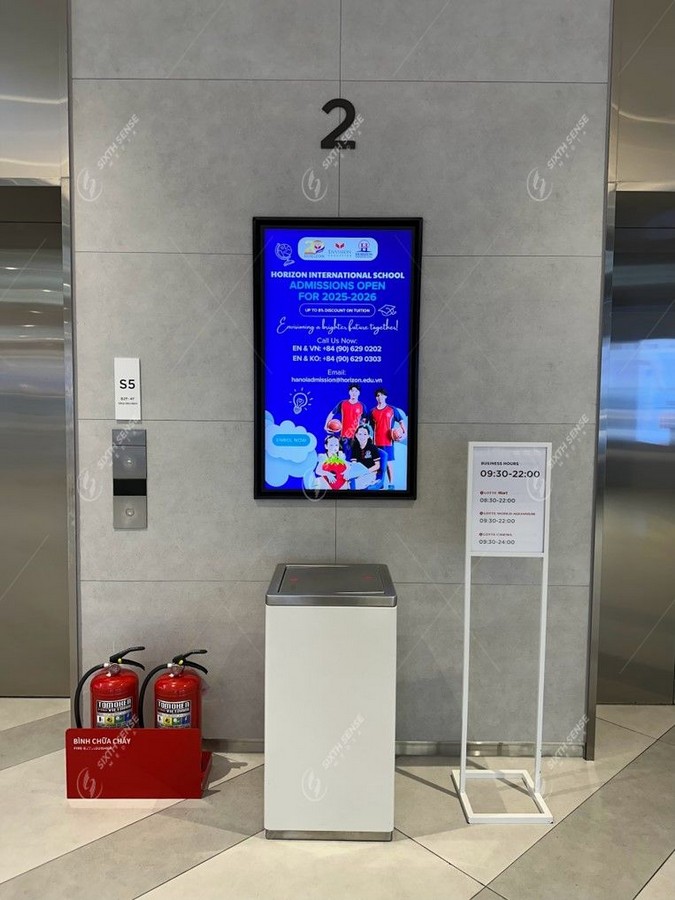 Trường quốc tế Horizon phủ sóng toàn hệ thống led tại Lotte Mall