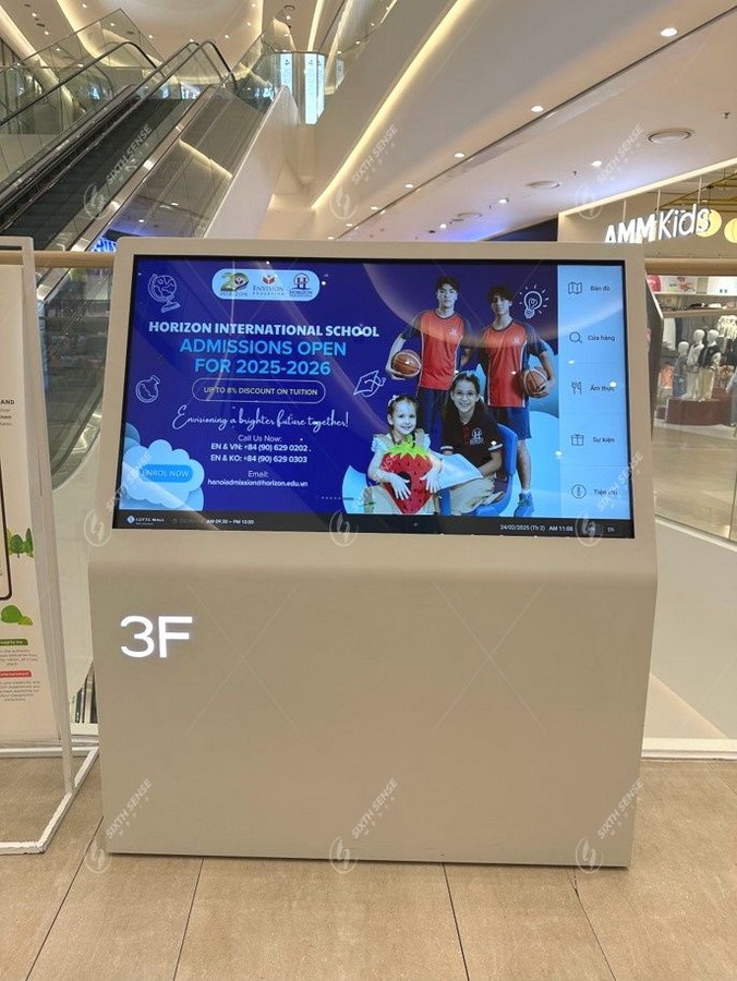 Trường quốc tế Horizon phủ sóng toàn hệ thống led tại Lotte Mall